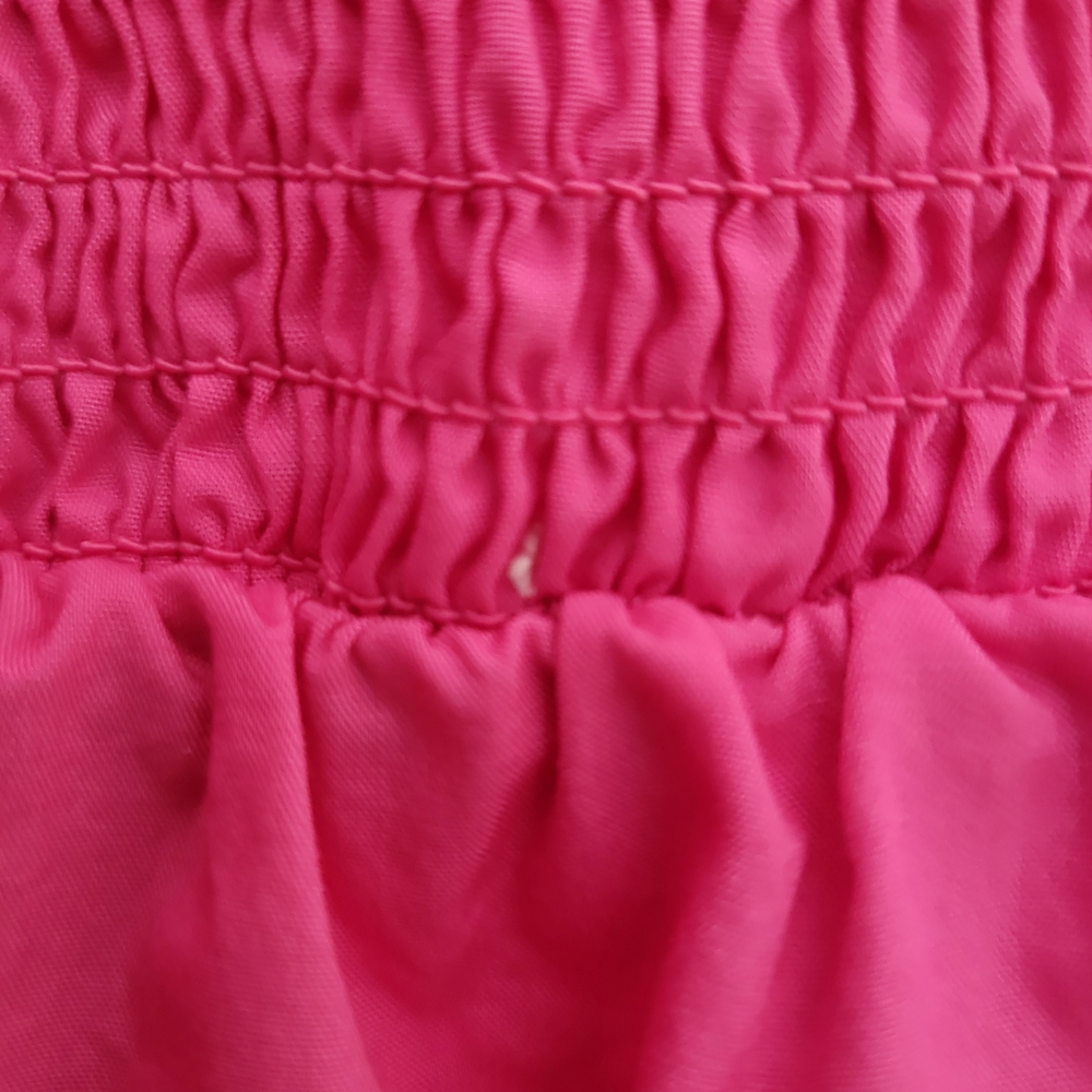 a new day Pink Tiered Babydoll Dress Balloon Sleeves Size L - Picture 8 of 11